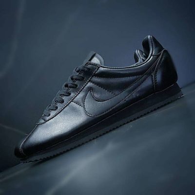 Nike Cortez Classic Leather All Black