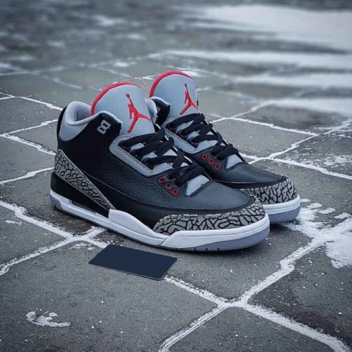 Air Jordan 3 Black and Gray